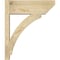 Ekena Millwork Thorton Slat Rough Sawn Outlooker, Douglas Fir, 8"W x 22"D x 26"H OUT08X22X26THR06RDF - alternate 2